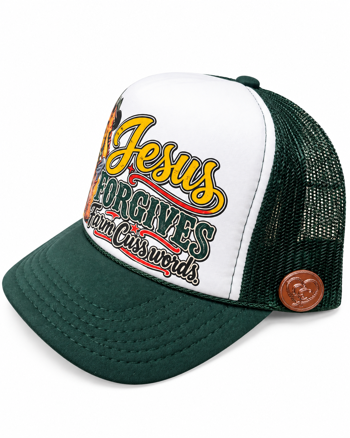 Jesus Forgives Farm Cuss Words