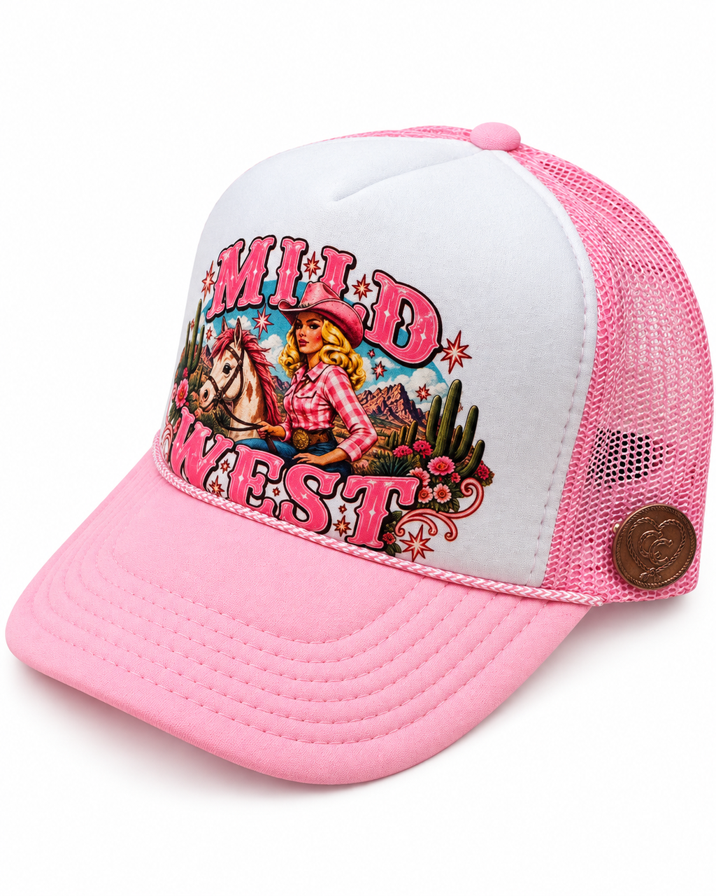 Mild West Vintage Cowgirl on Stick Pony