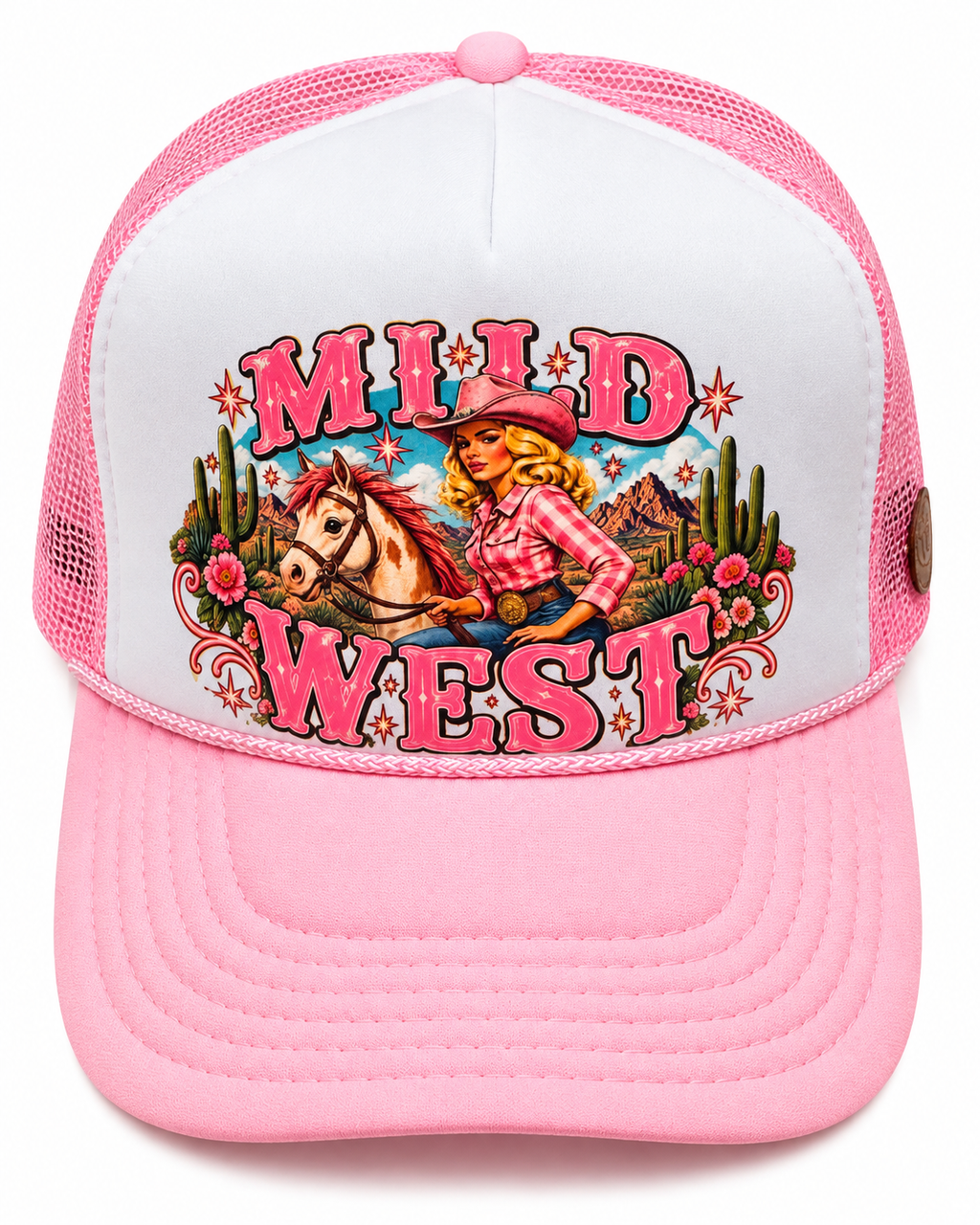 Mild West Vintage Cowgirl on Stick Pony
