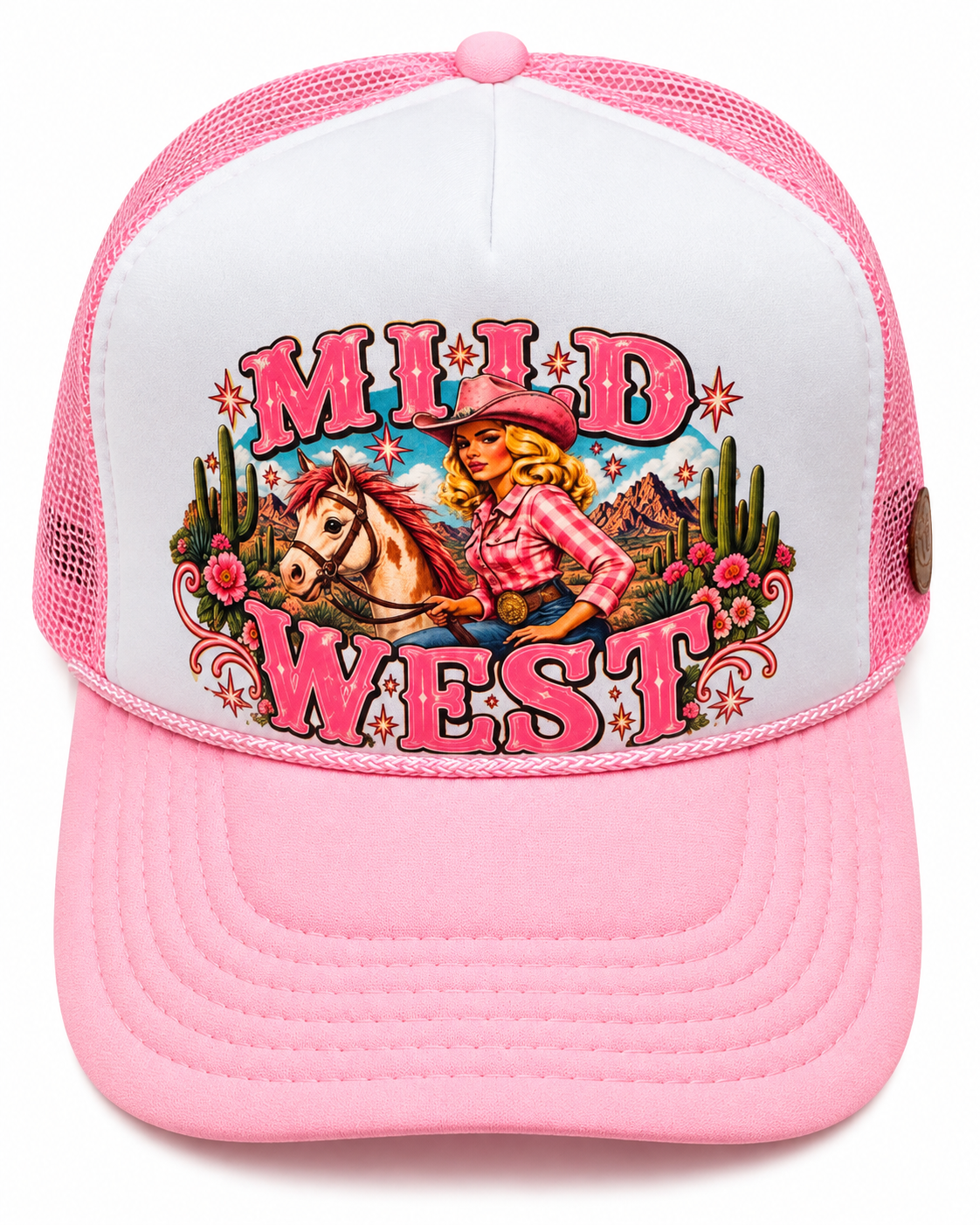Mild West Vintage Cowgirl on Stick Pony