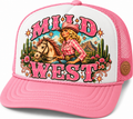 Mild West Vintage Cowgirl on Stick Pony