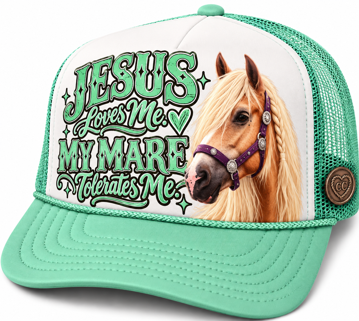 Jesus Loves Me-My Mare Tolerates Me