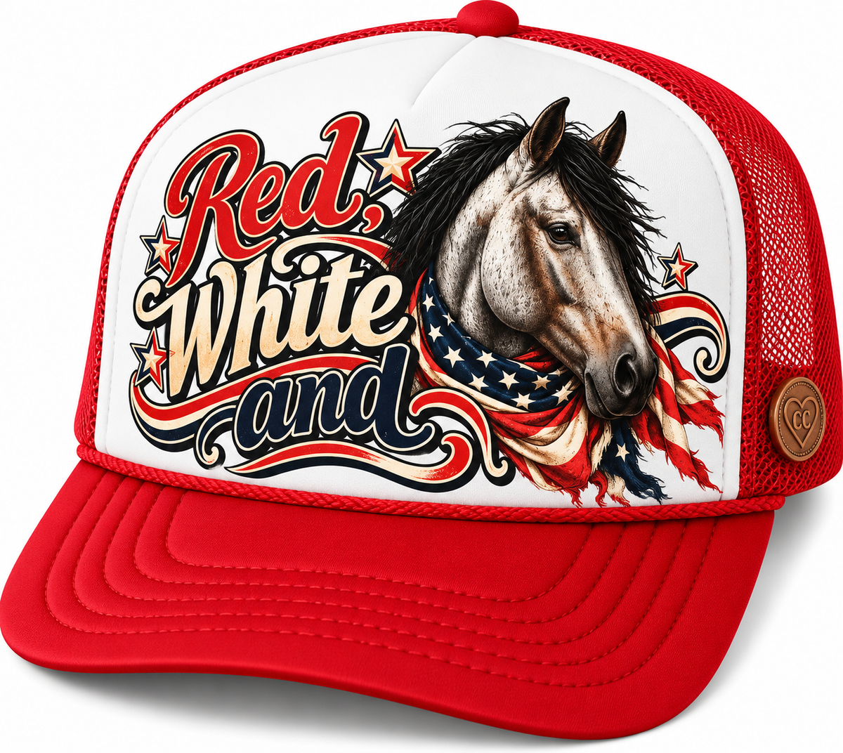 Red, White & Blue Roan