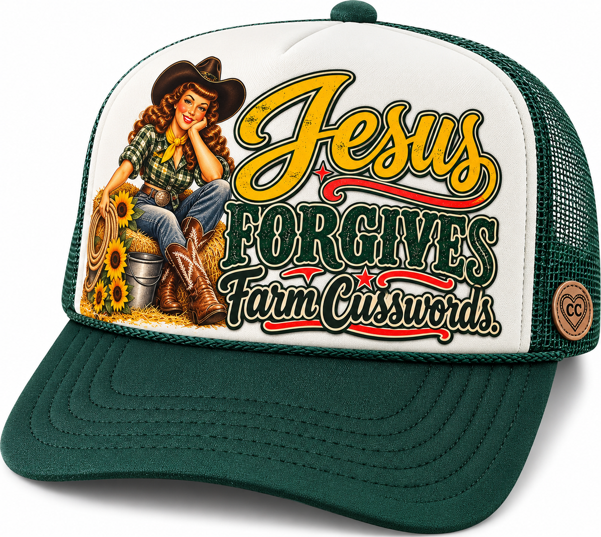 Jesus Forgives Farm Cuss Words